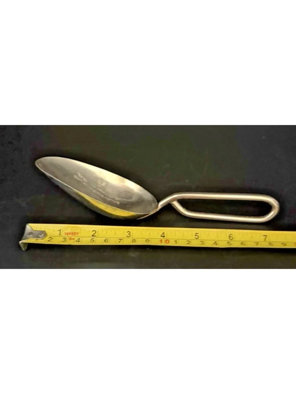 Vintage Metal Measuring Scoop WB/W Approved Good Housekeeping Rustic Primitive